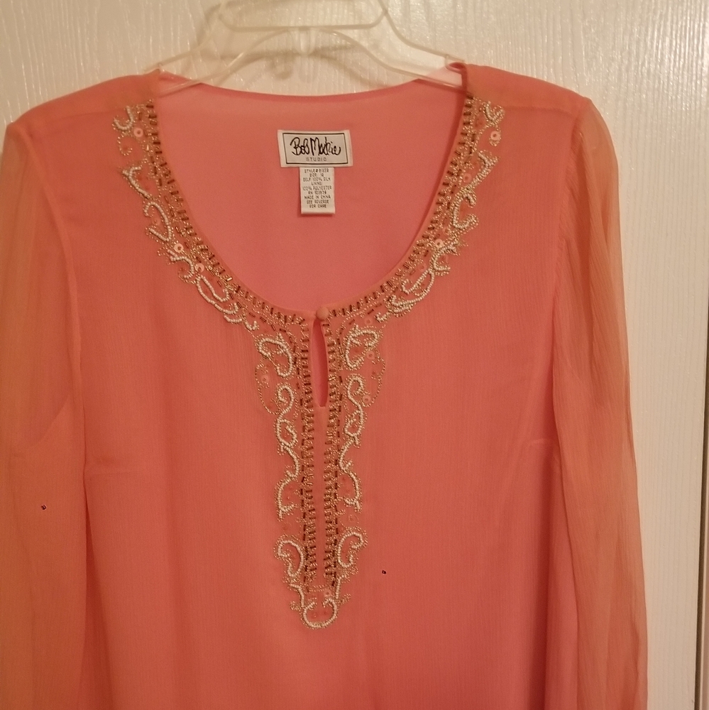Bob Mackie, woman's blouse, never worn.